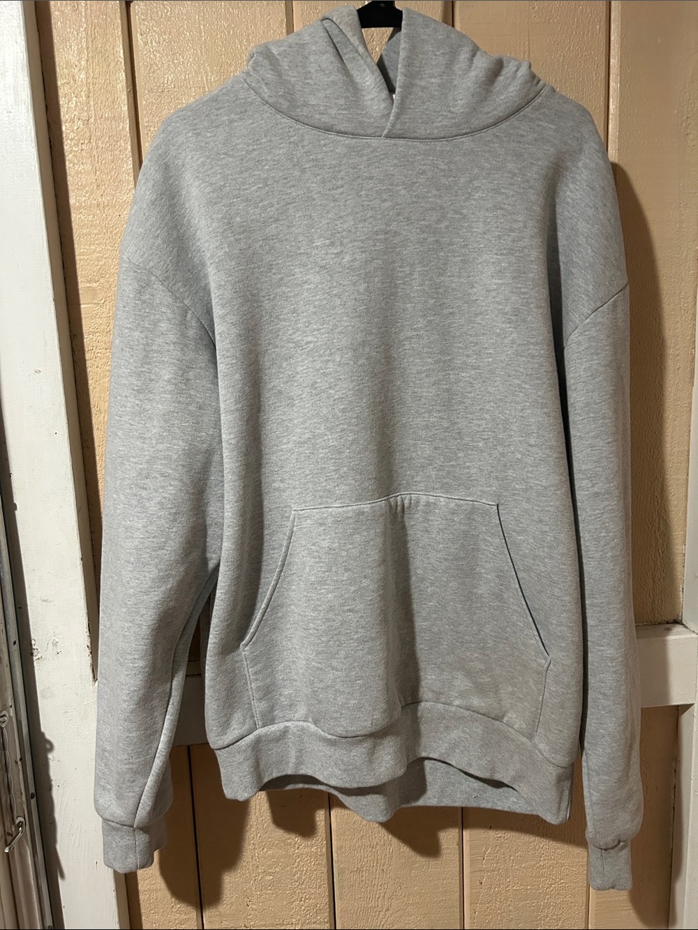 Gray Men's Pullover Hoodie Sweater - Comfortable Everyday Layer